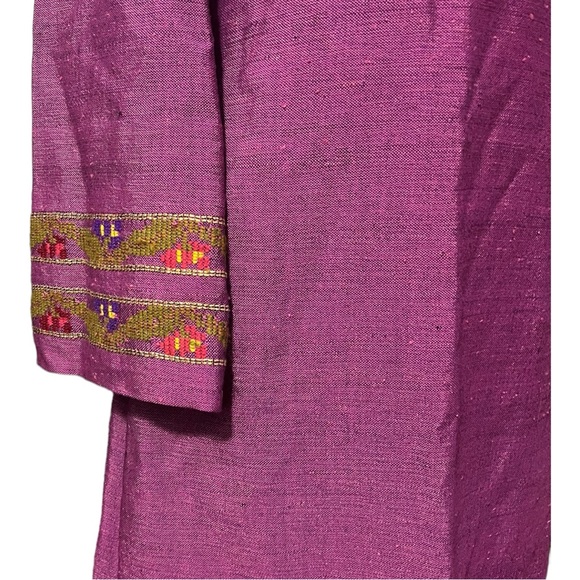 Vintage Levantis Nikis 3- Athens 1960s Embroidered Maxi Dress Rare - Picture 13 of 15